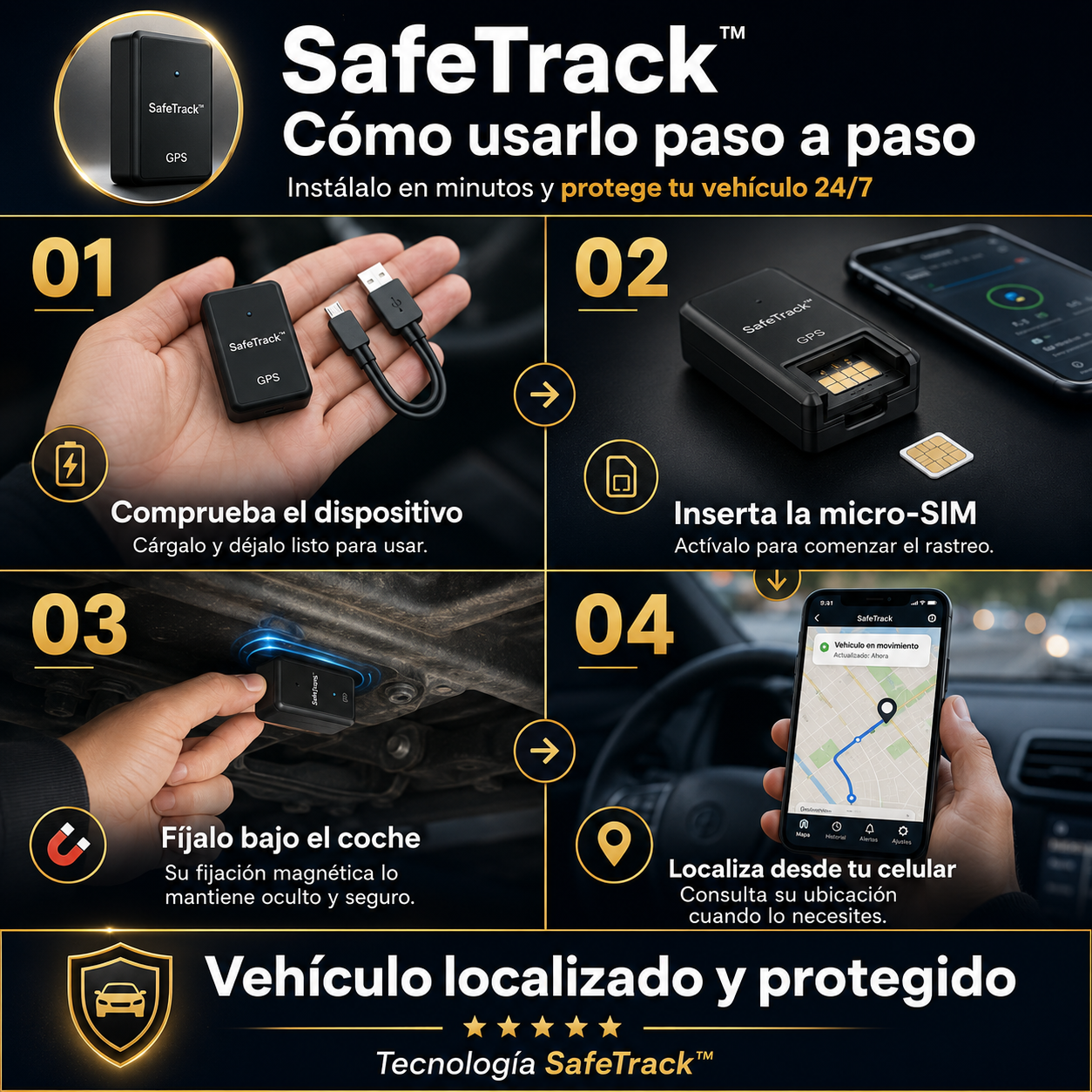 SafeTrack™ GPS Mini - OFERTA ESPECIAL