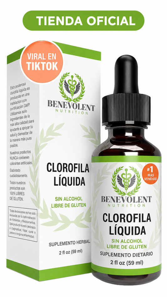 CLOROFILA LÍQUIDA BENEVOLENT™ — BIENESTAR Y FRESCURA DESDE ADENTRO 💚