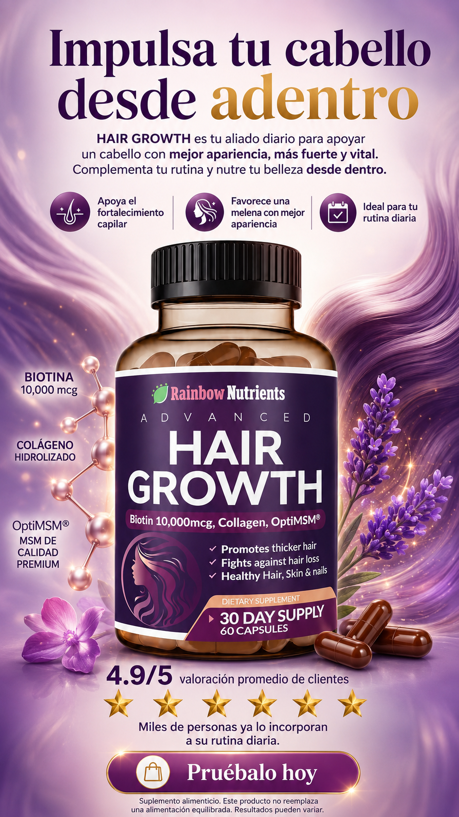 Hair Growth™ — Cabello Más Fuerte, Vital y Saludable