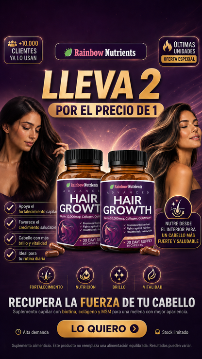 Hair Growth™ — Cabello Más Fuerte, Vital y Saludable