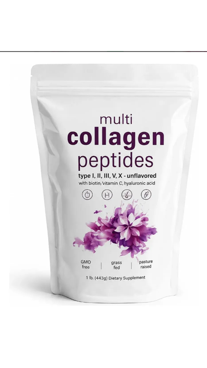 MULTI COLLAGEN PEPTIDES 8 EN 1™ - La fórmula que tu piel, cabello y articulaciones necesitan